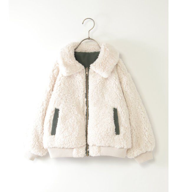 ikka kids「リバーシブルボアブルゾン」|その他|