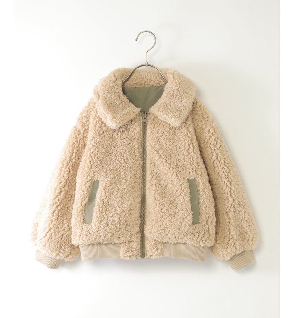 ikka kids「リバーシブルボアブルゾン」|その他|