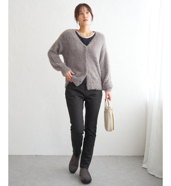 ikka「フェザーVネックカーディガン」|その他|