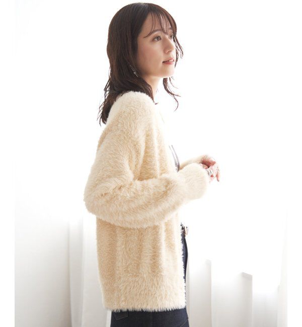 ikka「フェザーVネックカーディガン」|その他|