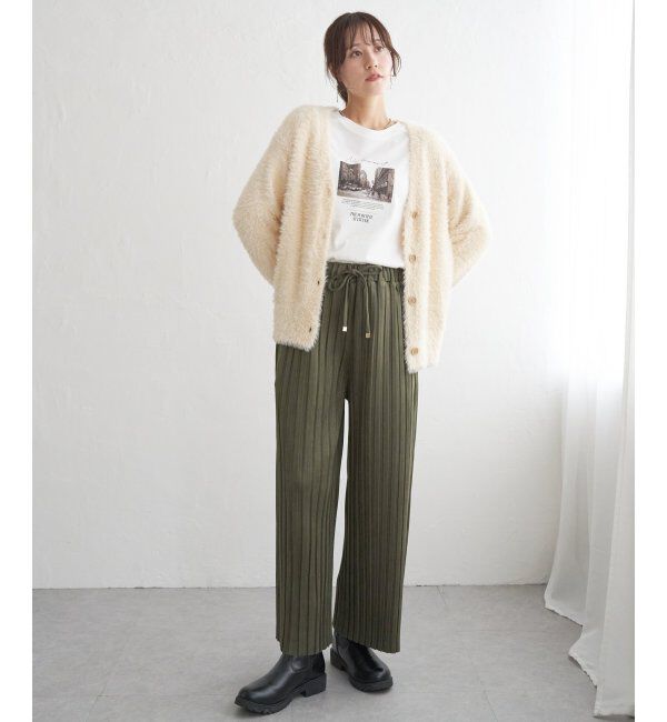 ikka「フェザーVネックカーディガン」|その他|