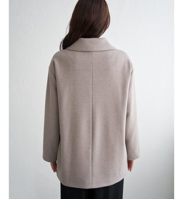 ikka「ウールライクストレッチテーラーコート」|その他|
