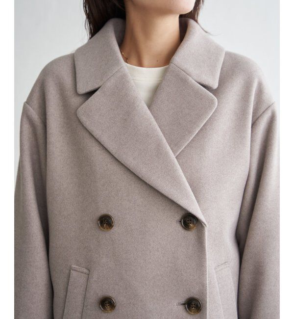 ikka「ウールライクストレッチテーラーコート」|その他|