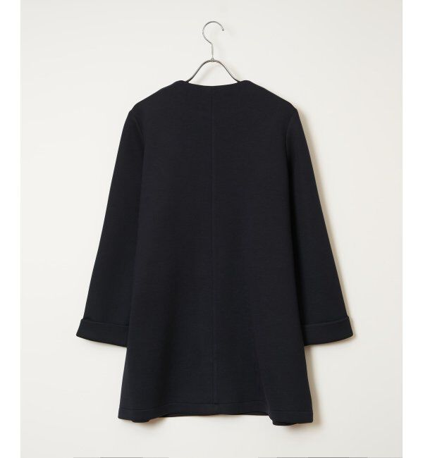 IKKA LOUNGE「ダンボールニットノーカラーコート」|その他|