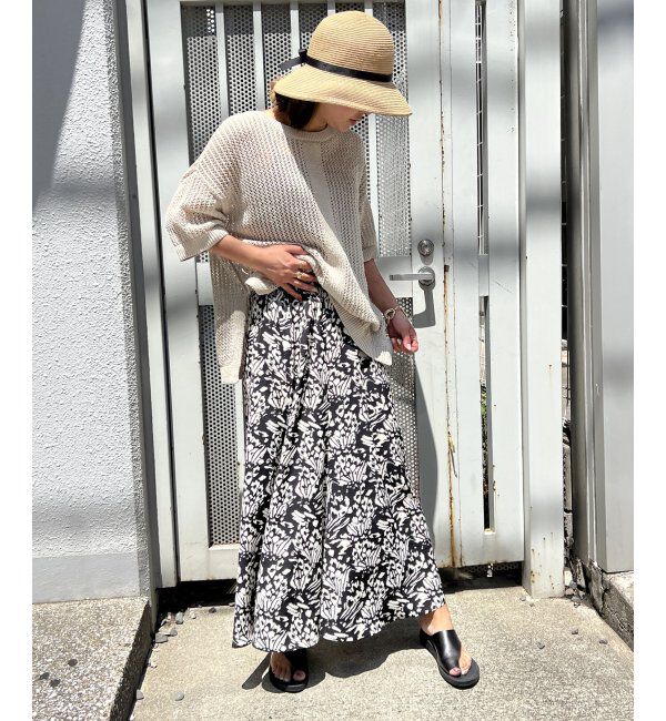 Lbc with Life「プリントマーメイドスカート」|スカート|