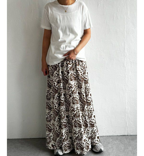 Lbc with Life「プリントマーメイドスカート」|スカート|