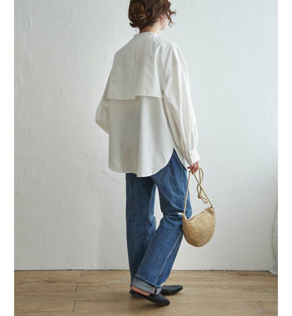 Lbc with Life「TCブロードケープブラウス」|シャツ・ブラウス|