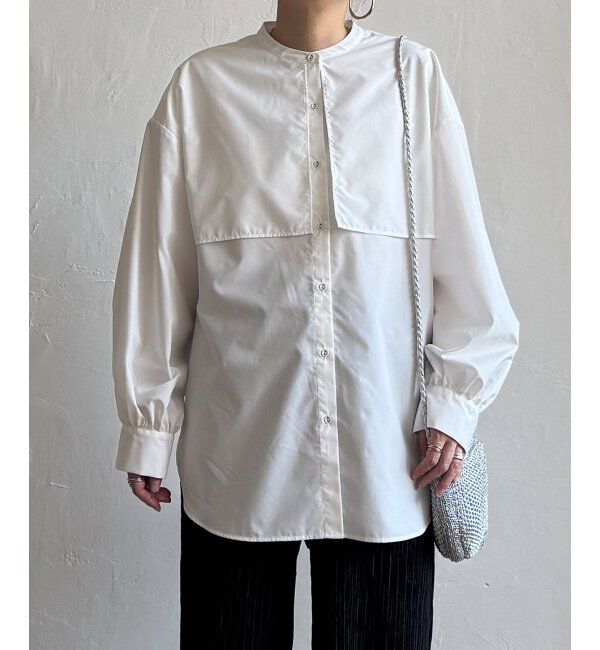 Lbc with Life「TCブロードケープブラウス」|シャツ・ブラウス|