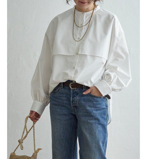 Lbc with Life「TCブロードケープブラウス」|シャツ・ブラウス|