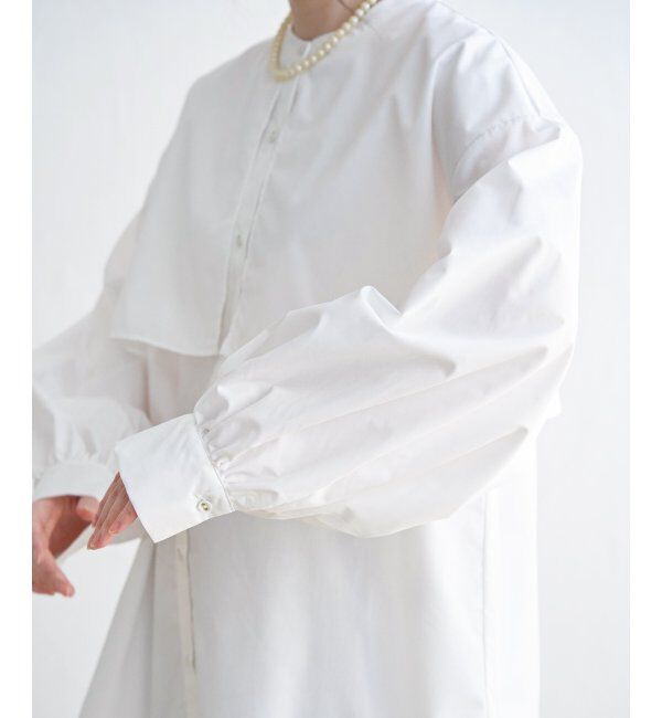 Lbc with Life「TCブロードケープブラウス」|シャツ・ブラウス|