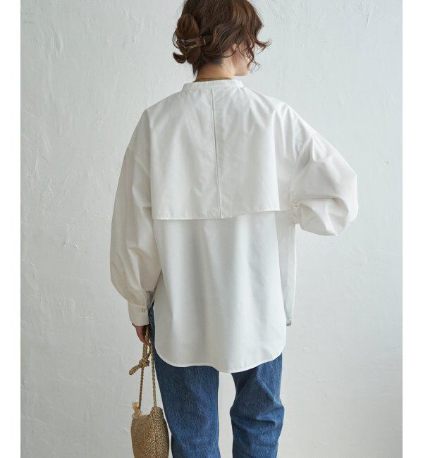 Lbc with Life「TCブロードケープブラウス」|シャツ・ブラウス|