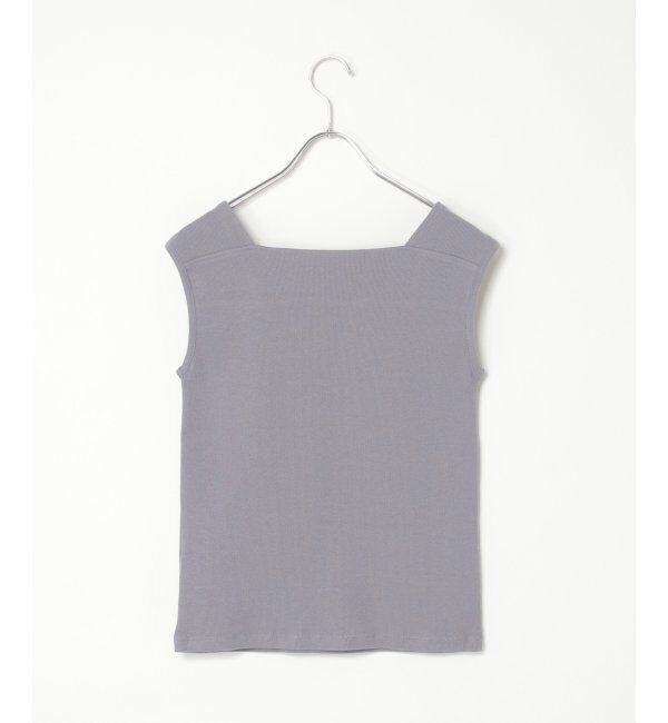 Lbc with Life「スクエアネックシアーレイヤードタンクトップ」|キャミソール|