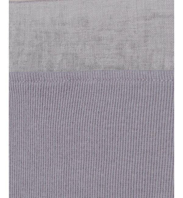 Lbc with Life「スクエアネックシアーレイヤードタンクトップ」|キャミソール|