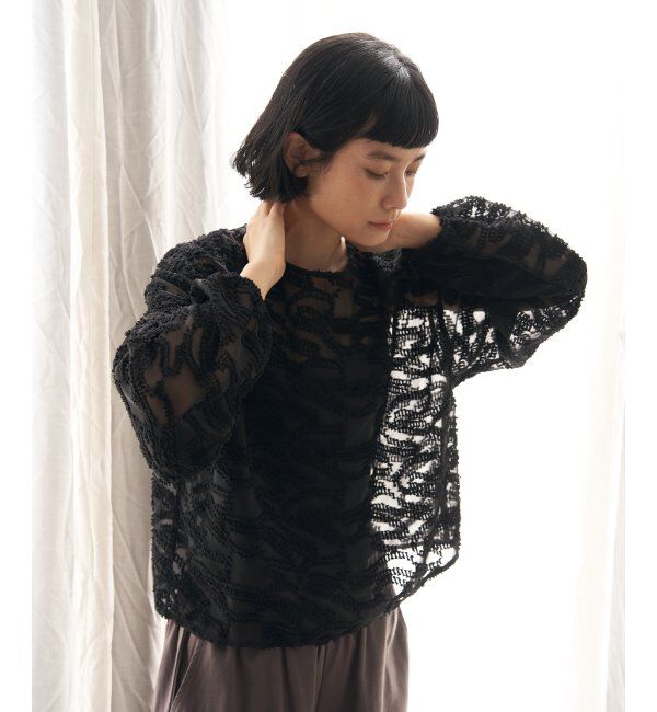 Lbc with Life「シアージャカードブラウス」|シャツ・ブラウス|