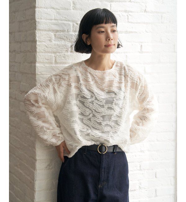 Lbc with Life「シアージャカードブラウス」|シャツ・ブラウス|