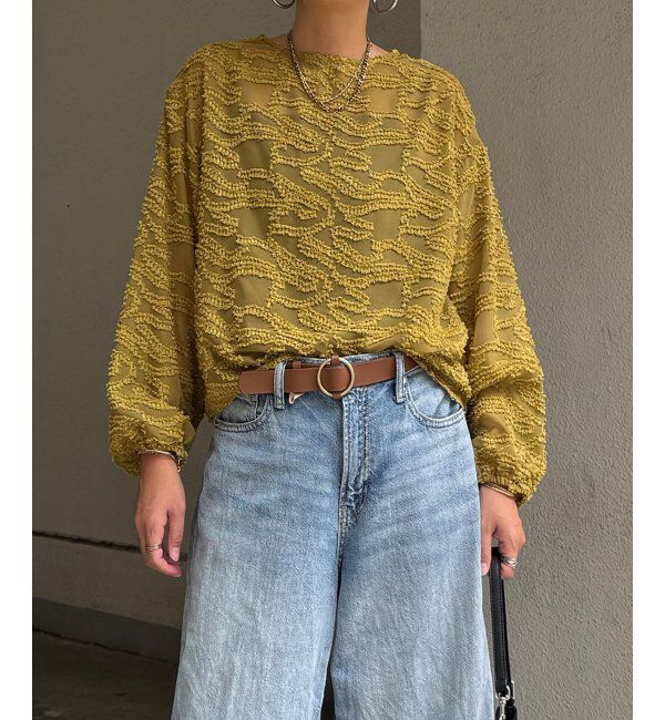 Lbc with Life「シアージャカードブラウス」|シャツ・ブラウス|