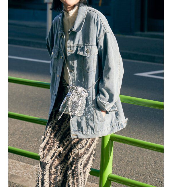 VENCE share style「デニムジャケット」|ブルゾン・スタジャン|