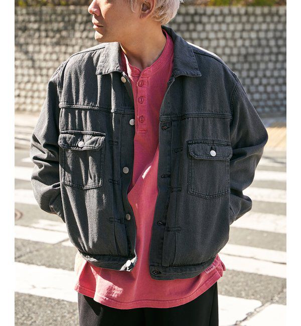 VENCE share style「デニムGジャン」|ブルゾン・スタジャン|