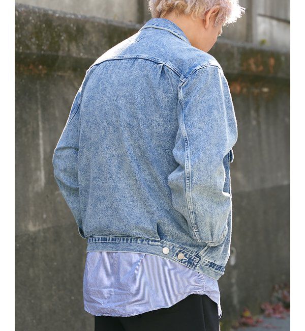 VENCE share style「デニムGジャン」|ブルゾン・スタジャン|
