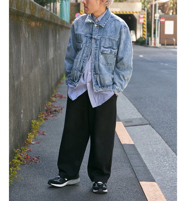 VENCE share style「デニムGジャン」|ブルゾン・スタジャン|
