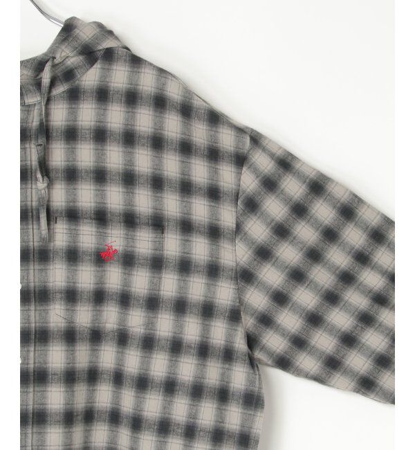 VENCE share style「BEVERLY HILLS POLO CLUB ネルチェックシャツパーカー」|シャツ・ブラウス|