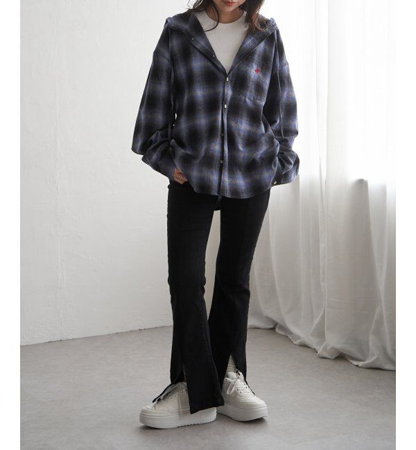 VENCE share style「BEVERLY HILLS POLO CLUB ネルチェックシャツパーカー」|シャツ・ブラウス|