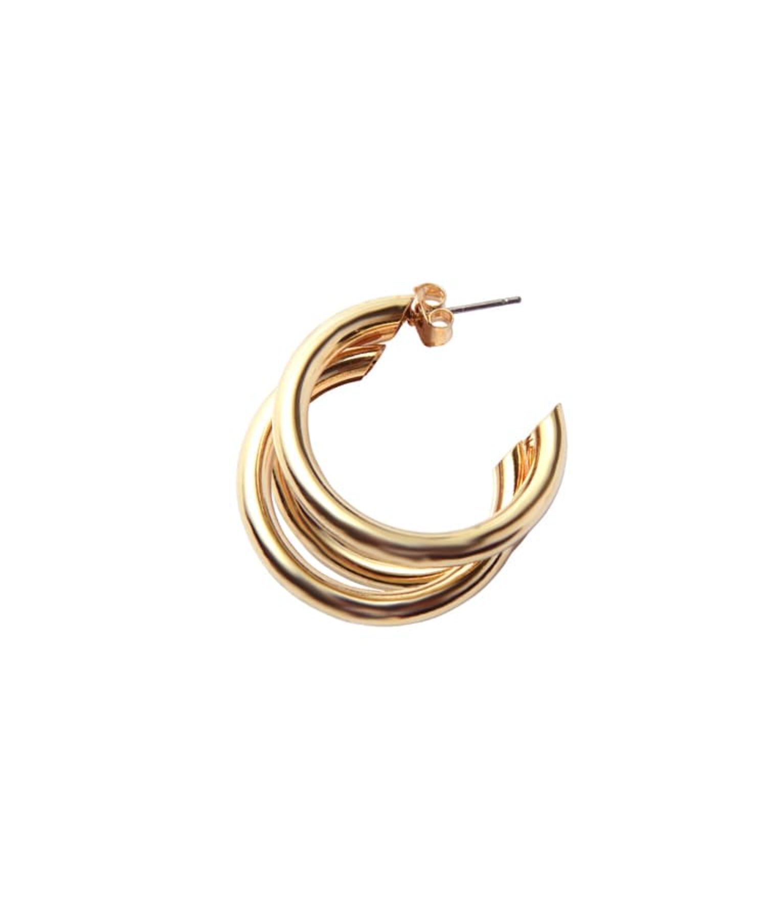 STYLE DELI「トリプルリングフープピアス」|ピアス|