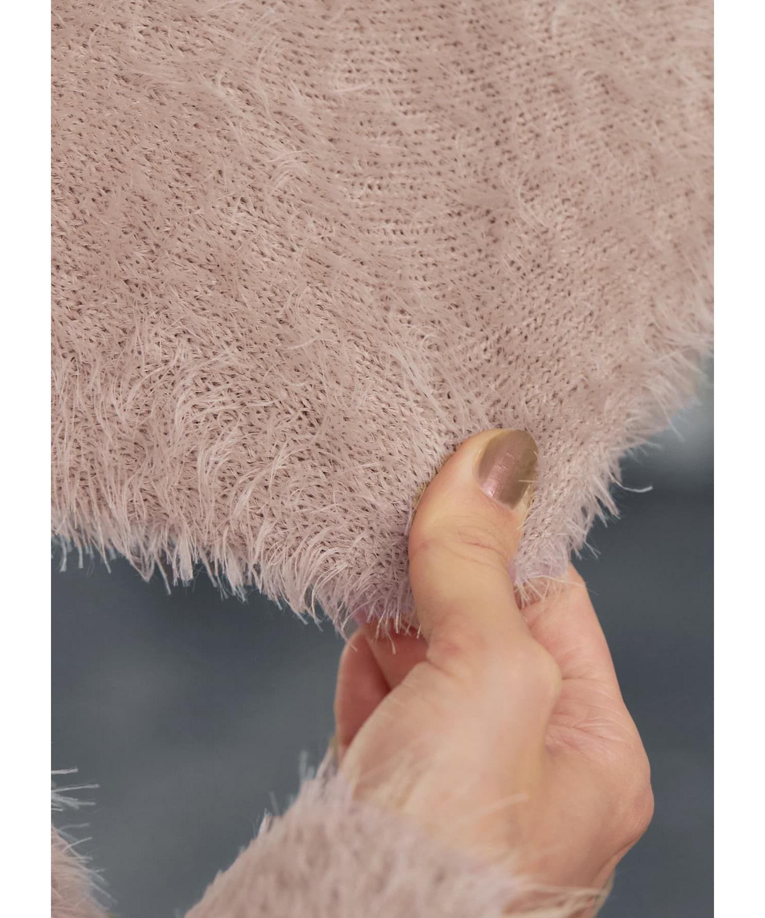 STYLE DELI「ふわふわシャギーオフタートルニット」|ニット・セーター|