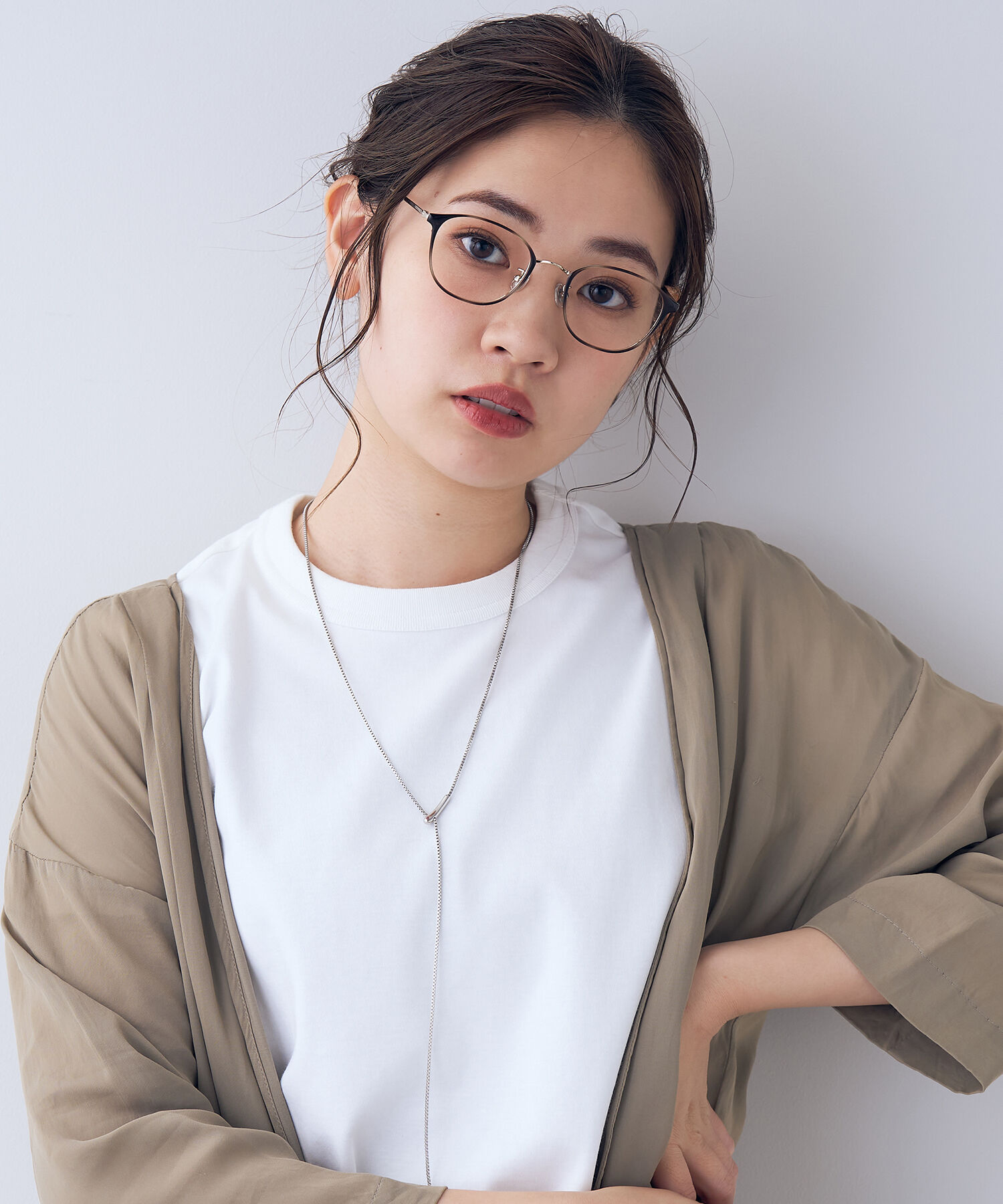  「ウェリントン型 メガネ｜インテリジェンスな雰囲気漂うフレーム/ClassicMetal レンズ交換券付き」|メガネ|