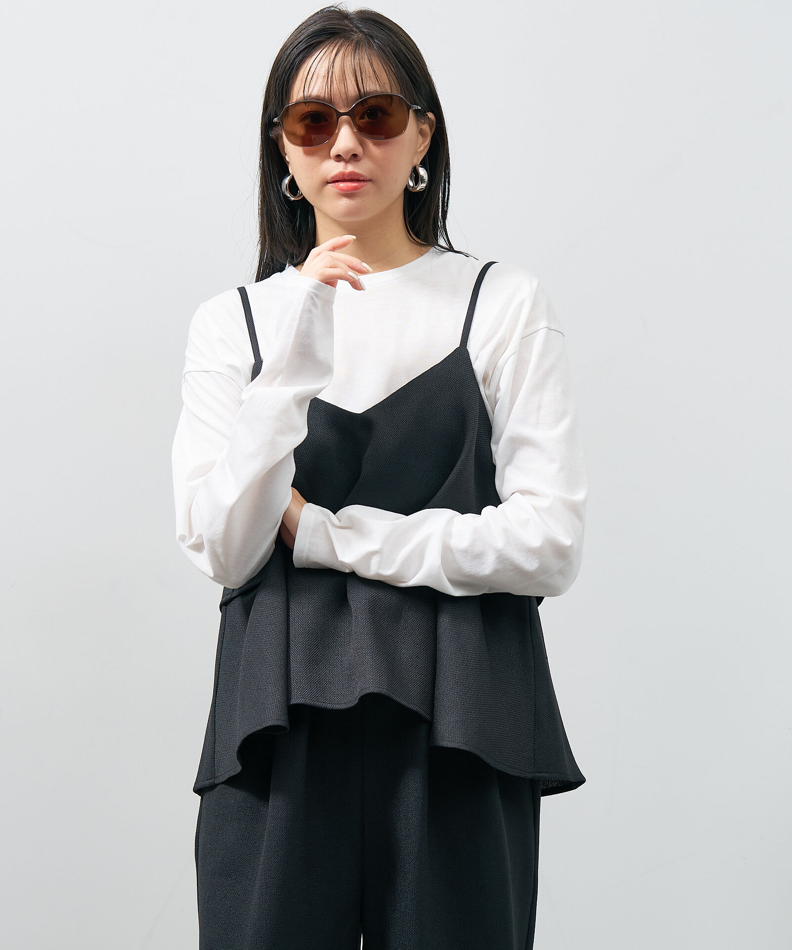  「ウェリントン型 サングラス｜ 大きめ UVカット 軽量 紫外線カット率99.9%以上 Zoff SMART」|サングラス|