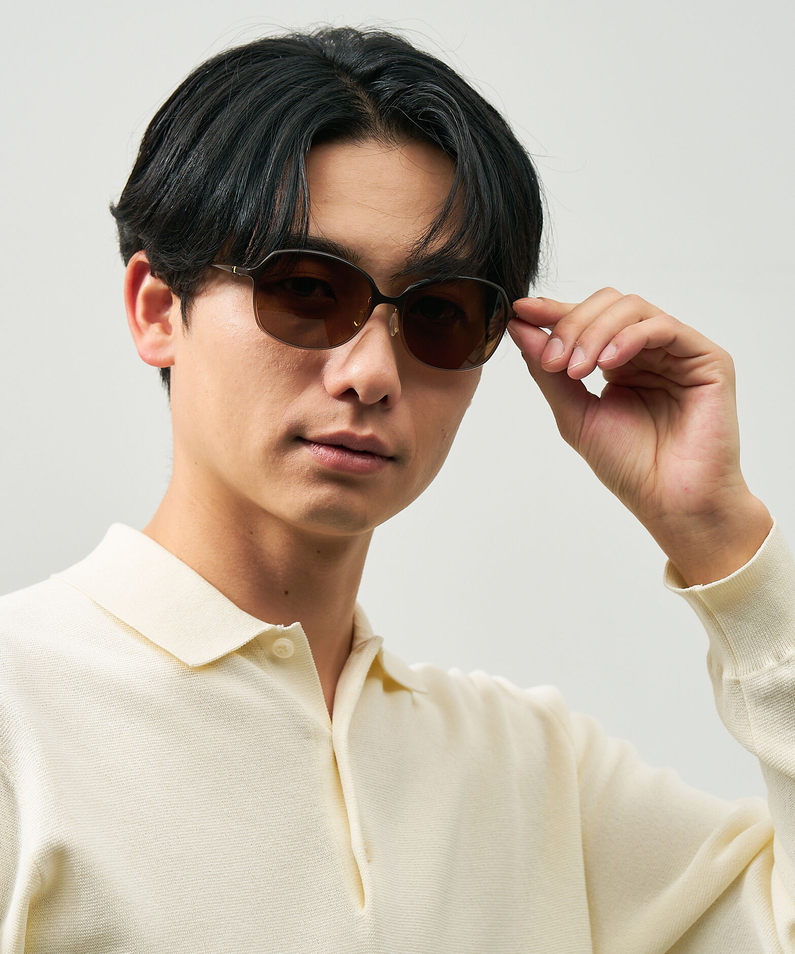  「ウェリントン型 サングラス｜ 大きめ UVカット 軽量 紫外線カット率99.9%以上 Zoff SMART」|サングラス|