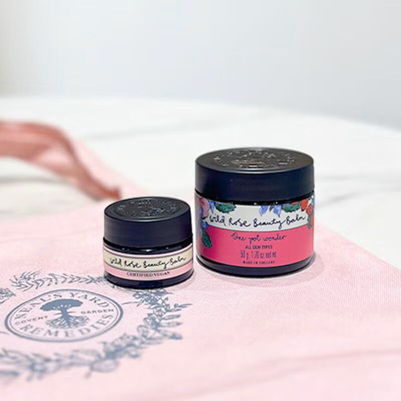 NEAL&rsquo;S YARD REMEDIES「【アットコスメ W受賞記念セット】ワイルドローズ ビューティバーム ビューティセット」|美容液・オイル・クリーム|