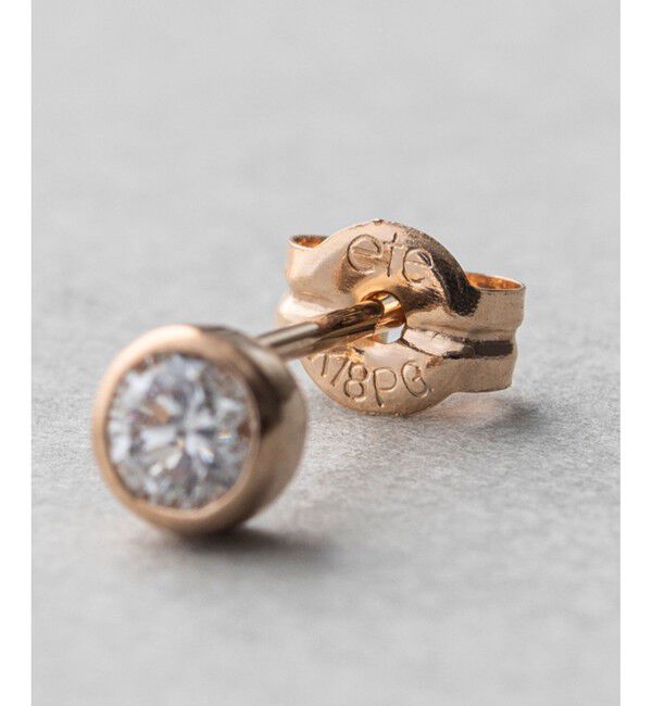 ete「K18 ダイヤモンド 0.2ct ピアス「ブライト」」|ピアス|
