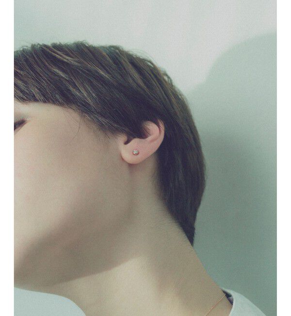 ete「K18 ダイヤモンド 0.2ct ピアス「ブライト」」|ピアス|