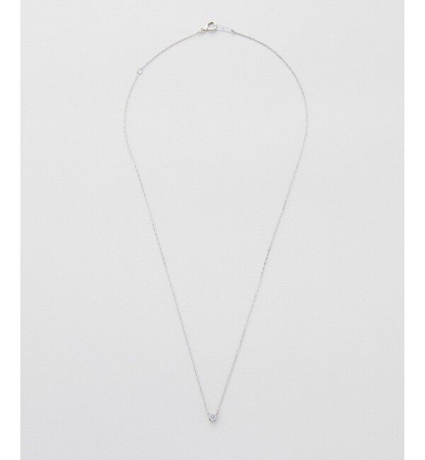 Jouete「K18WG ダイヤモンド ネックレス」|ネックレス|