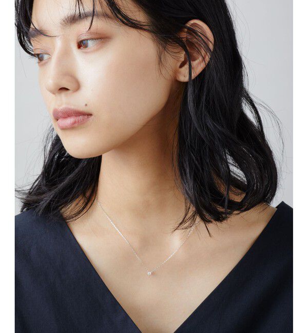 Jouete「K18WG ダイヤモンド ネックレス」|ネックレス|