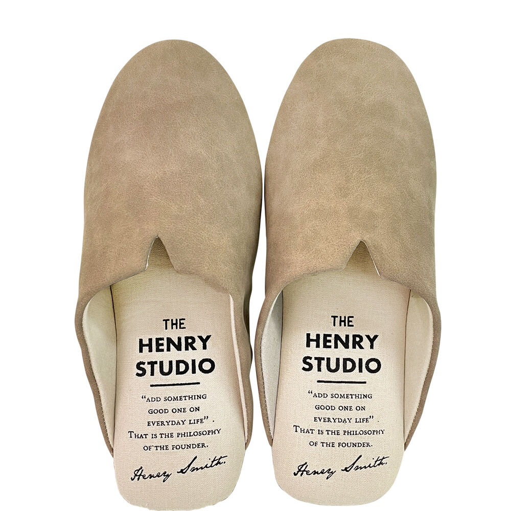 BACKYARD FAMILY「スリッパ 洗える おしゃれ 通販 来客用 室内履き レディース メンズ 社内 事務所 無地」|ルームシューズ|ベージュ1