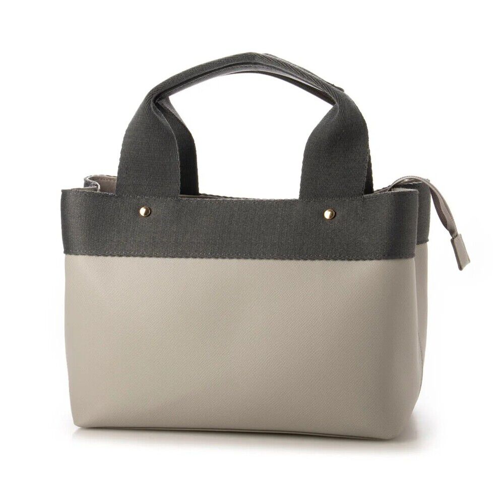 cache cache「カシュカシュ トートバッグ cache cache 通販 ショルダー付き バッグ」|トートバッグ|グレー1