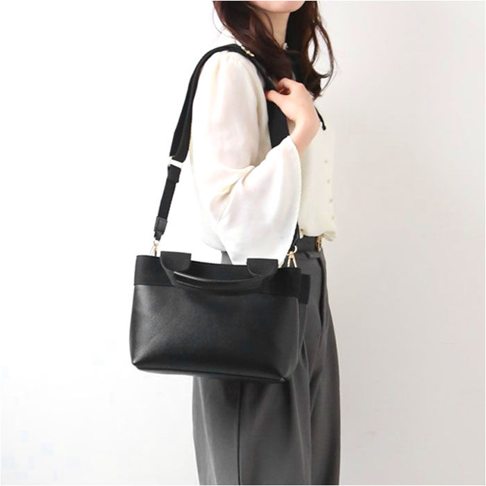 cache cache「カシュカシュ トートバッグ cache cache 通販 ショルダー付き バッグ」|トートバッグ|