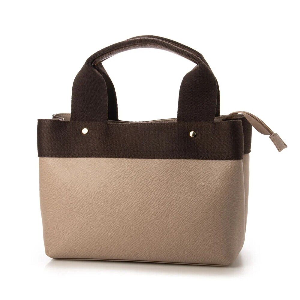 cache cache「カシュカシュ トートバッグ cache cache 通販 ショルダー付き バッグ」|トートバッグ|ベージュ1