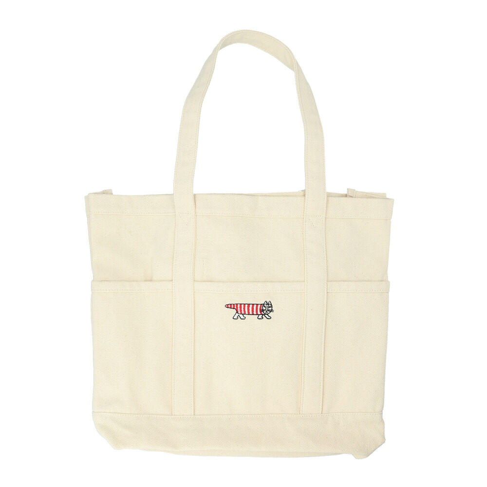 BACKYARD FAMILY「リサラーソン トート バッグ LISA LARSON LTMK-02 通販 トートバッグ」|トートバッグ|ホワイト1