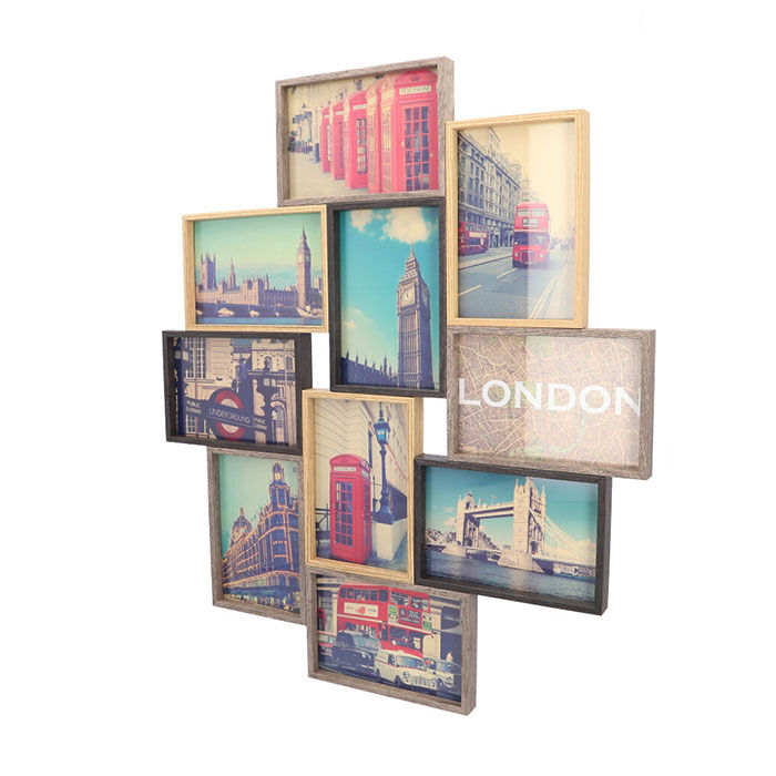 BACKYARD FAMILY「フォトフレーム 壁掛け 通販 写真立て 複数 木製 ハガキサイズ ポストカード KGサイズ」|その他|