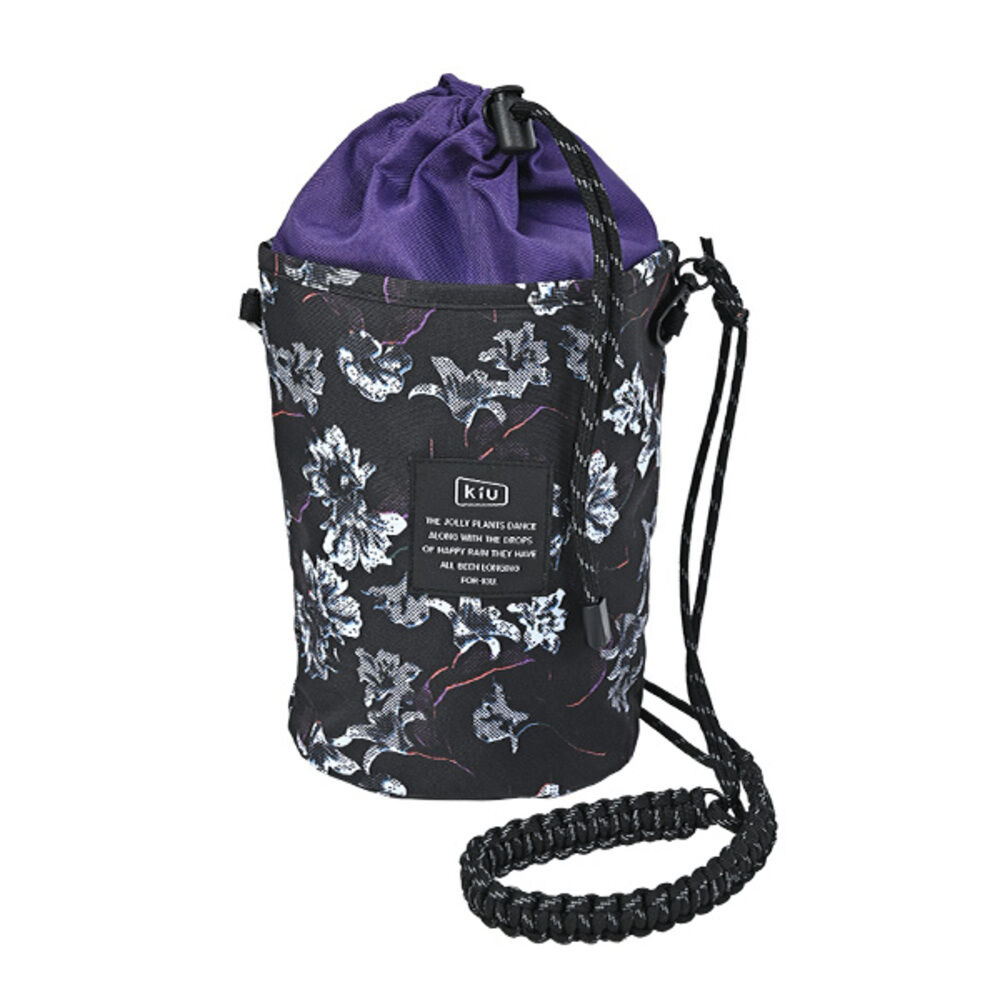 KiU「KiU ショルダーバッグ k375 通販 キウ 巾着バッグ 巾着バック ドロースリングバッグ」|ショルダー・メッセンジャー|ブラック2