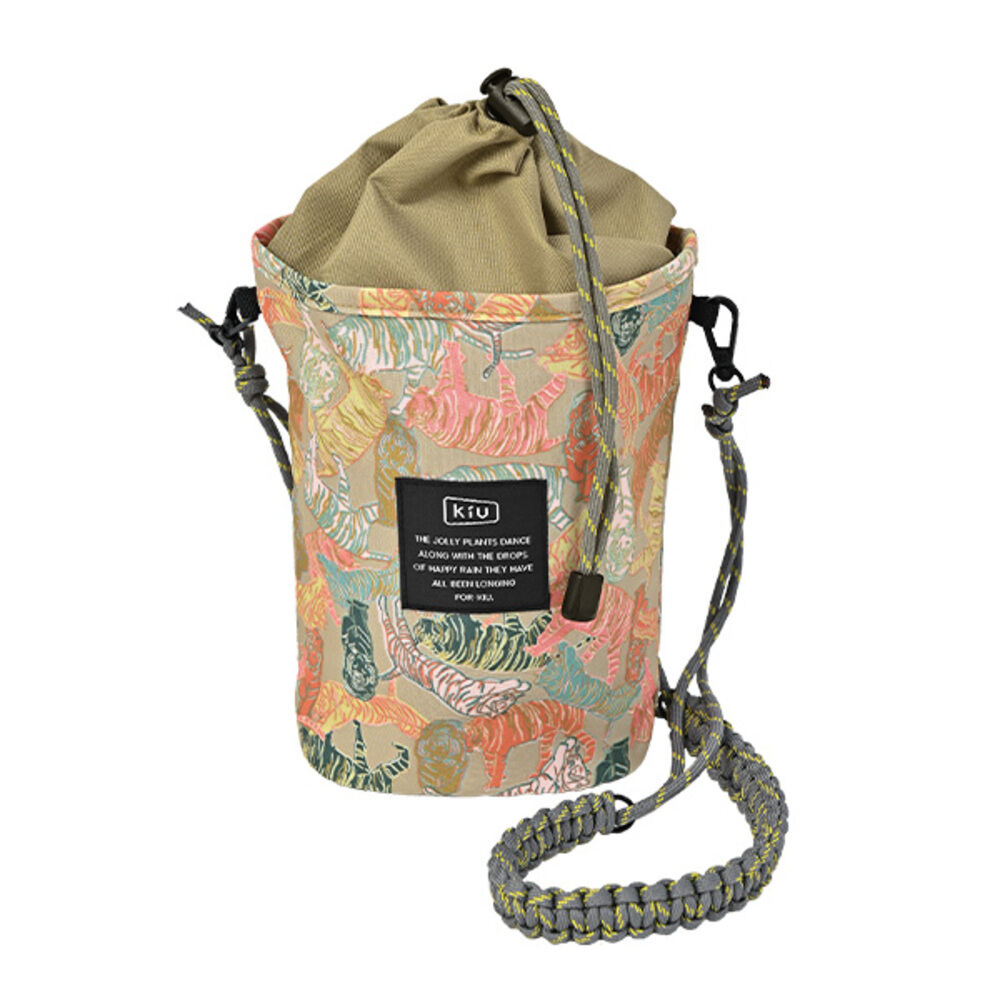 KiU「KiU ショルダーバッグ k375 通販 キウ 巾着バッグ 巾着バック ドロースリングバッグ」|ショルダー・メッセンジャー|オレンジ1