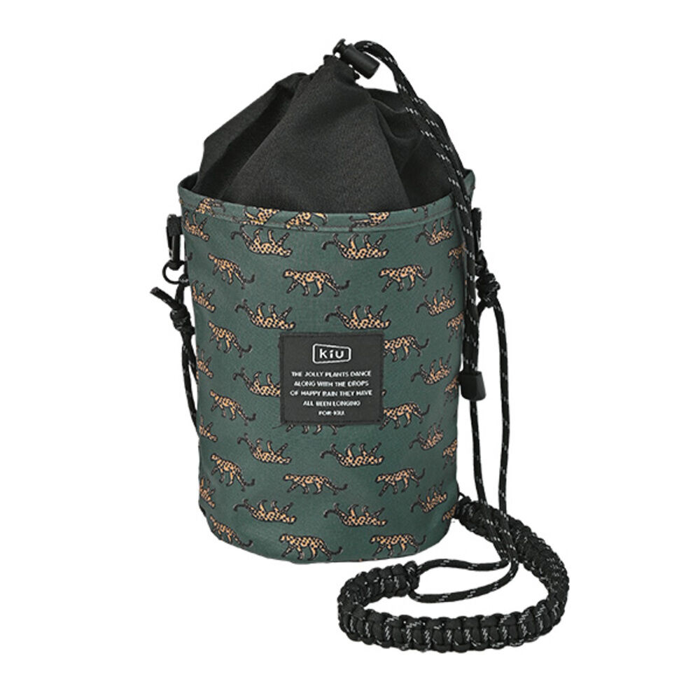 KiU「KiU ショルダーバッグ k375 通販 キウ 巾着バッグ 巾着バック ドロースリングバッグ」|ショルダー・メッセンジャー|グリーン1
