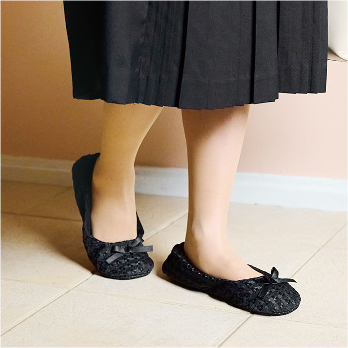 BACKYARD FAMILY「携帯スリッパ おしゃれ ママ 通販 折りたたみスリッパ 折り畳みスリッパ スリッパ」|ルームシューズ|