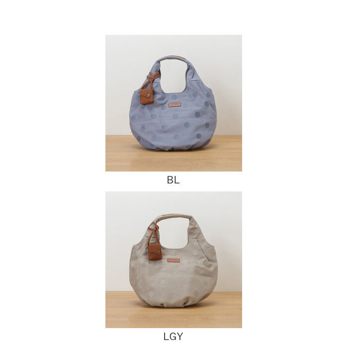 BACKYARD FAMILY「トートバッグ ドット toleur 通販 レディース ハンドバッグ コットンキャンバス 手提げ」|トートバッグ|