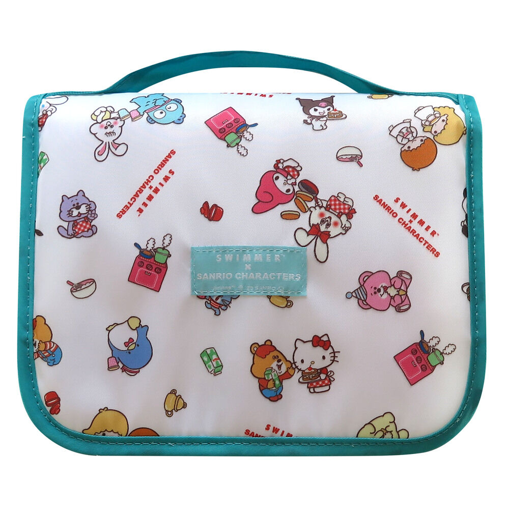BACKYARD FAMILY「スイマー サンリオ トラベルポーチ 吊り下げ 通販 SWIMMER&times;SANRIO 吊り下げポーチ」|トラベルグッズ|ホワイト1