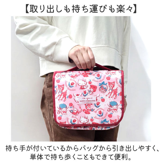 BACKYARD FAMILY「スイマー サンリオ トラベルポーチ 吊り下げ 通販 SWIMMER&times;SANRIO 吊り下げポーチ」|トラベルグッズ|