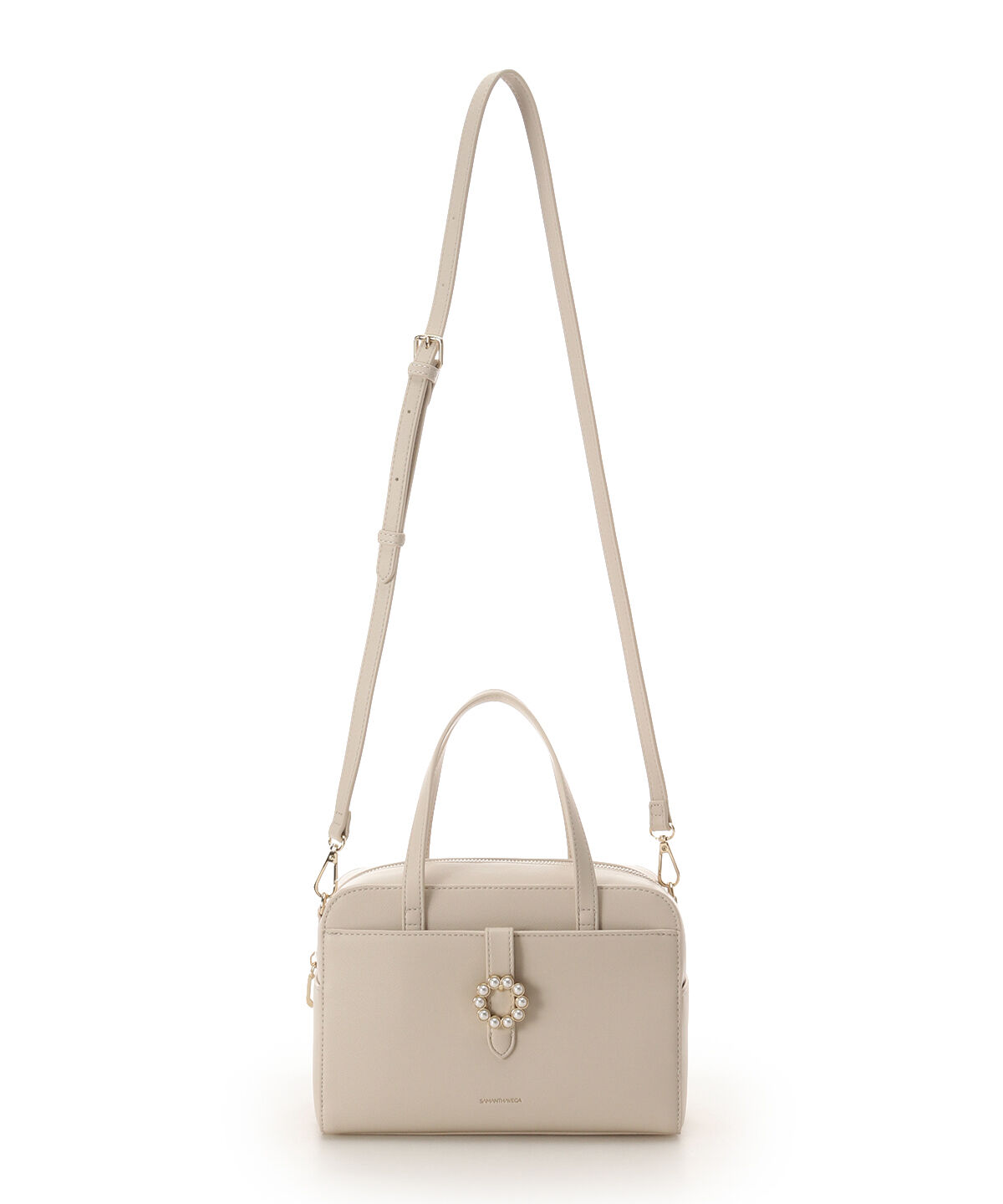 Samantha Vega「サークルパールハンドバッグ」|ハンドバッグ|